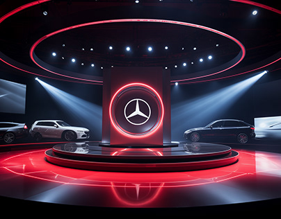 Mercedes-Benz car launch event design concept