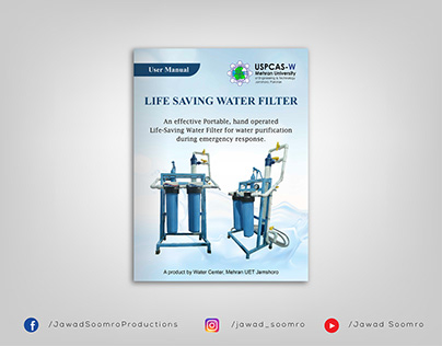 Life Saving Water Filter User Manual