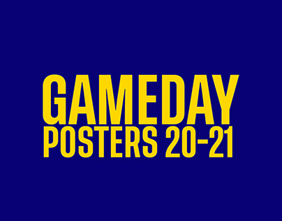 GAMEDAY POSTERS 20-21