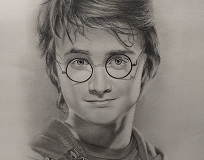 Harry Potter (Daniel Radcliffe) A5 sketchbook drawing