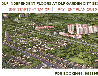 DLF Garden City Builder Floors Brochure