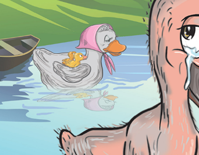 ugly duckling illustration