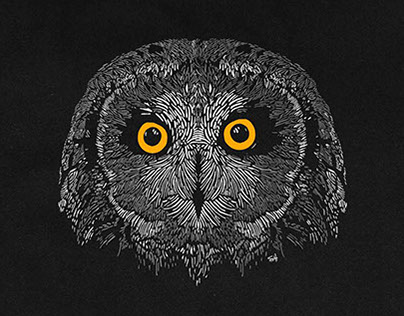 Owl Screen Print