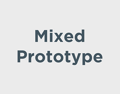 Project thumbnail - Mixed Prototype