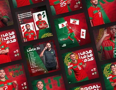Morocco Football Social Rebrand | 2023