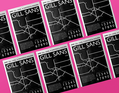 Gill Sans - Cartaz Tipográfico
