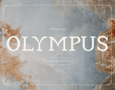OLYMPUS - Decorative Typeface
