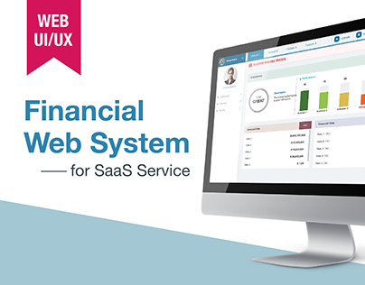 'Financial Web System - UI/UX Design' by Jasper Yeh