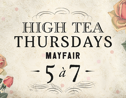 Publicité High Tea Thursday