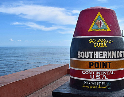 southernmost point buoy photos