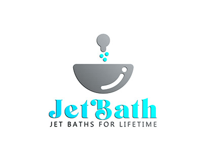 jet bath logo design