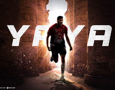 A poster Design for Egyptian handball player Yehia