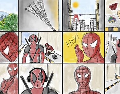 Storyboard of an Animated Spoof