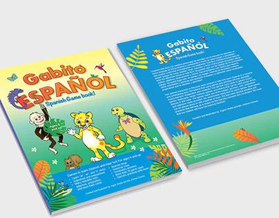 Gabito Spanish Game book illustrations and layout