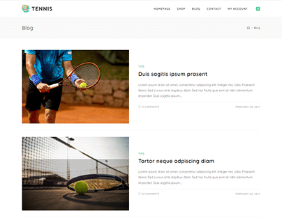 Tenis Blog webstie