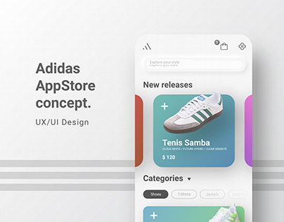 Adidas AppStore Concept.