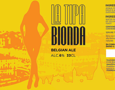 Progettazione Etichette Birra LA TIPA Torino