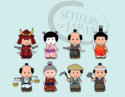 Settlers of Japan - illustrations