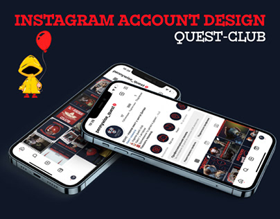 Quest-club instagram design