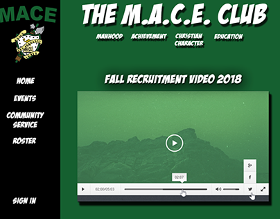 MACE Club UI