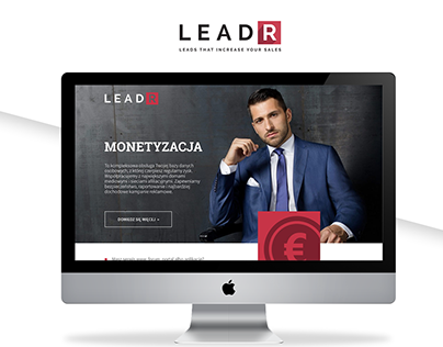 Strona reklamowa Leadr