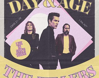 — the killers concert poster.