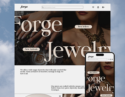 Forge Jewelry Website Design