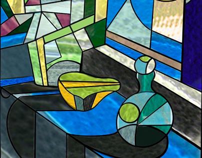 Stained Glass, Oil Painting :: Behance