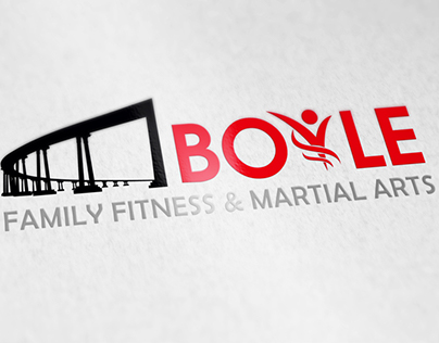 Boyle Family Fitness and Martial Arts - Logo Design