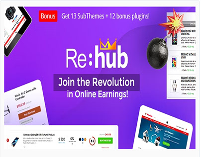 REHub - Multi Vendor Marketplace Wordpress Theme