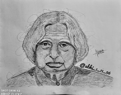 Scribbling Art of Dr. APJ Abdul Kalam