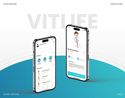 Vitlife - Appointment & Booking App | UI/UX Case Study