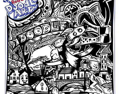 Red Bull Doodle Art/ Illustration