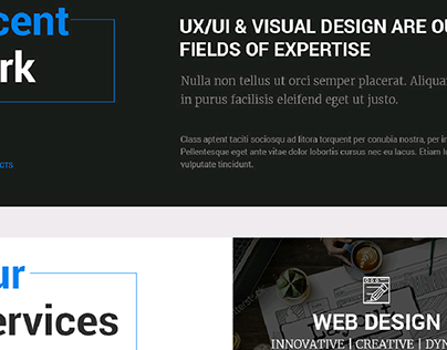 Webdesign company/agency website