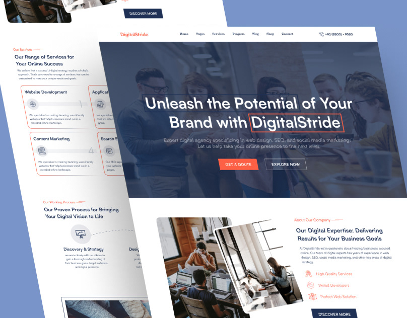 Best Digital Business Consulting Agency Template
