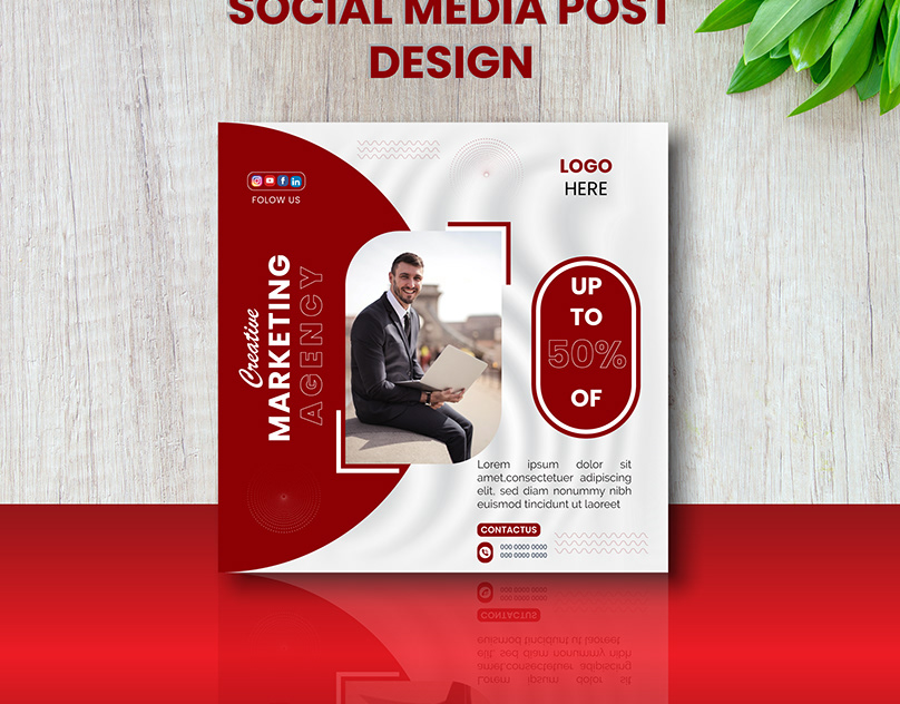 Provide Creative Social Media Design From US$20