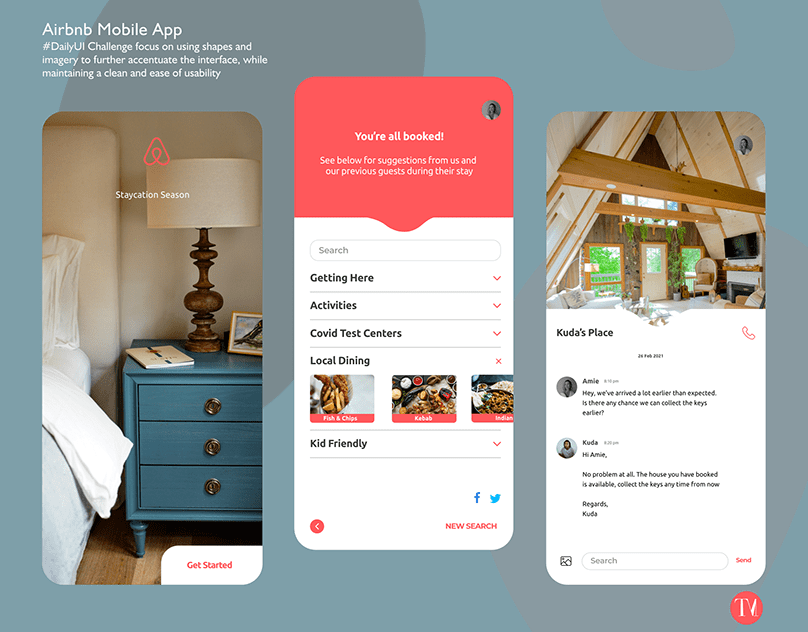 Airbnb UI - Concept project. 