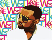 Kanye West - Vector Illustration