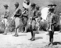 Restored Military Band Photo