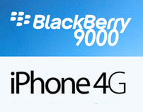 Periklanan ( Iphone 4G & Blackberry 9000 ( contoh)