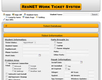 ResNet Ticket System UW-Milwaukee 2001