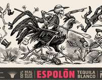 Espolon Tequila Packaging Illustrations