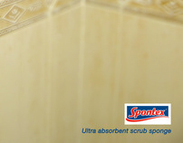 Spontex - Ultra absorbent scrub sponge