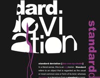"Standard Deviation" Oxymoron, Typography