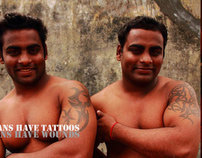 Tattoos Vs. Wounds. Fishermen of Palk Straits.