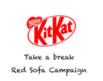 Kitkat Red Sofa Campaign