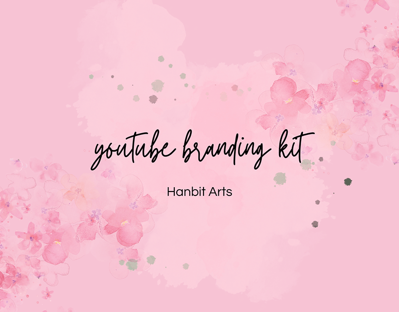 Pink Marbel Branding Kit For YouTube