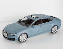 2012 Audi A7 - Papercraft