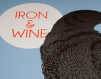 Iron & Wine Screen Print Poster