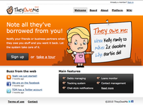TheyOweMe - Note all they've borrowed from you!